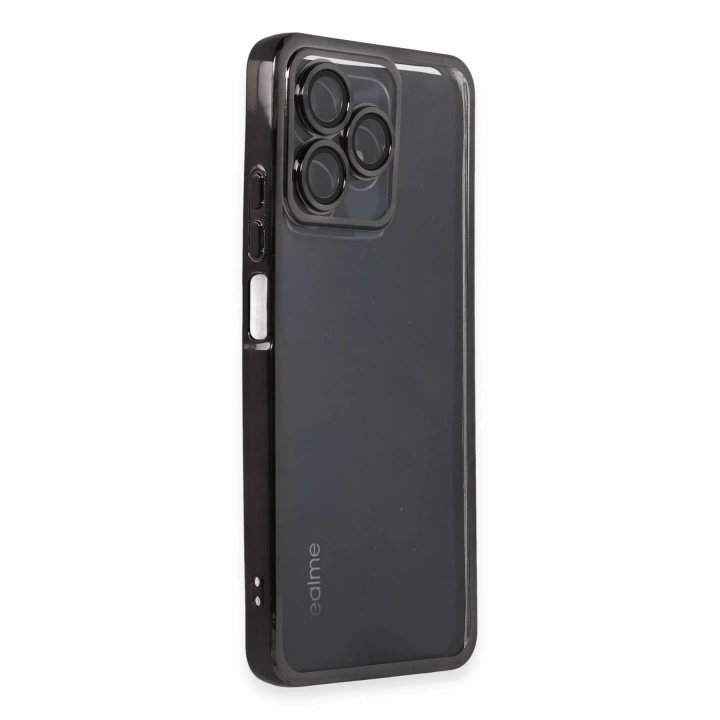 BFS  Realme C53 Kılıf Razer Lensli Silikon - Siyah