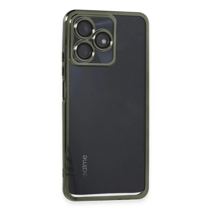 BFS  Realme C53 Kılıf Razer Lensli Silikon - Yeşil