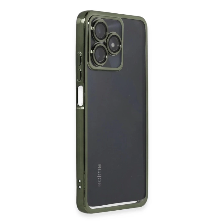 BFS  Realme C53 Kılıf Razer Lensli Silikon - Yeşil