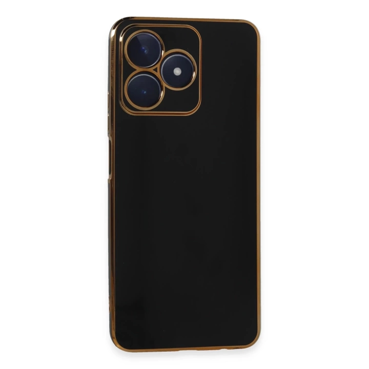 BFS Realme C53 Kılıf Volet Silikon - Siyah