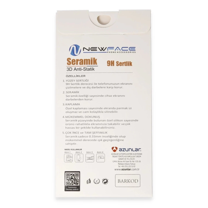 BFS  Realme C55 3D Antistatik Mat Seramik Nano Ekran Koruyucu