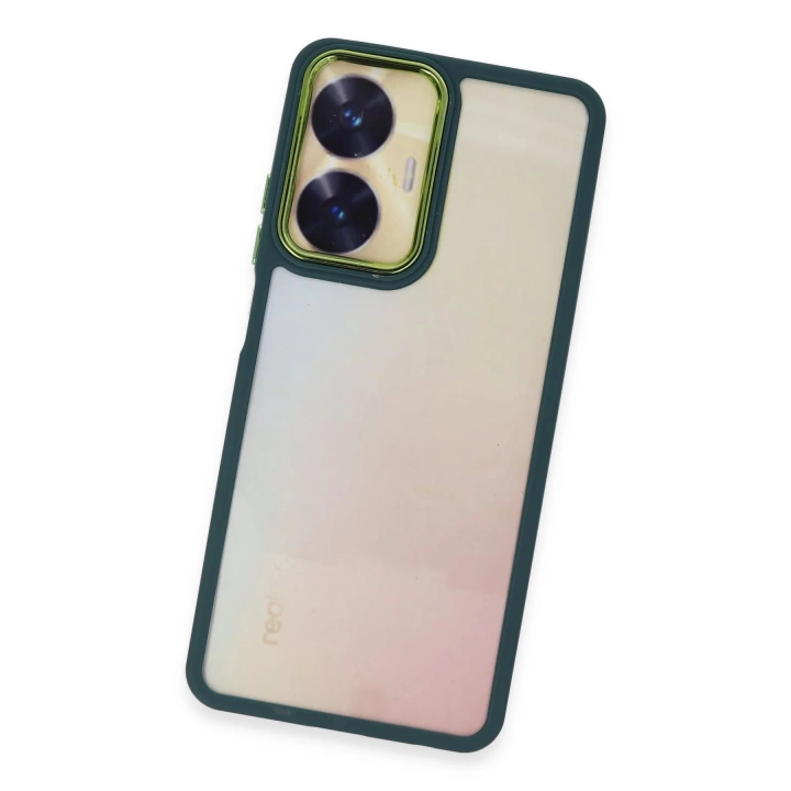 BFS  Realme C55 Kılıf Dora Kapak - Haki Yeşil