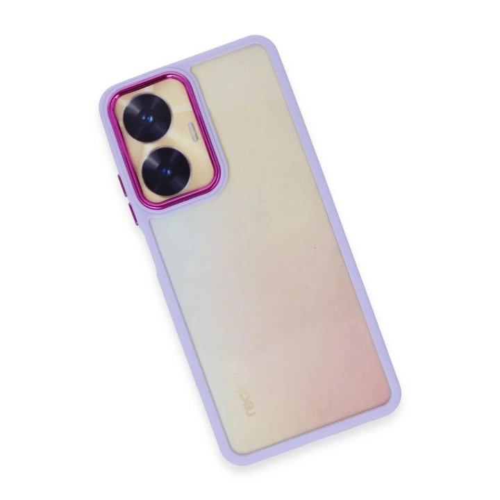 BFS  Realme C55 Kılıf Dora Kapak - Lila