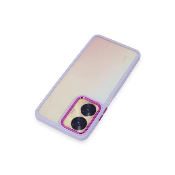 BFS  Realme C55 Kılıf Dora Kapak - Lila