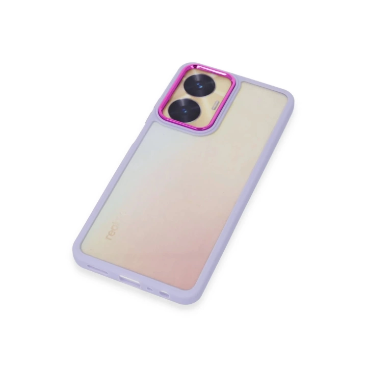 BFS  Realme C55 Kılıf Dora Kapak - Lila