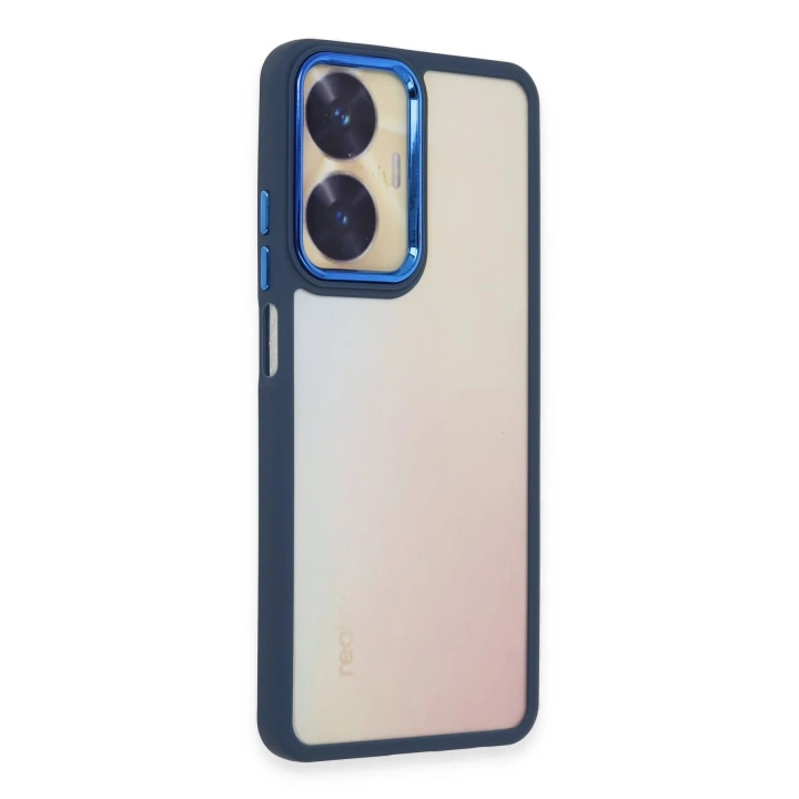 BFS  Realme C55 Kılıf Dora Kapak - Mavi