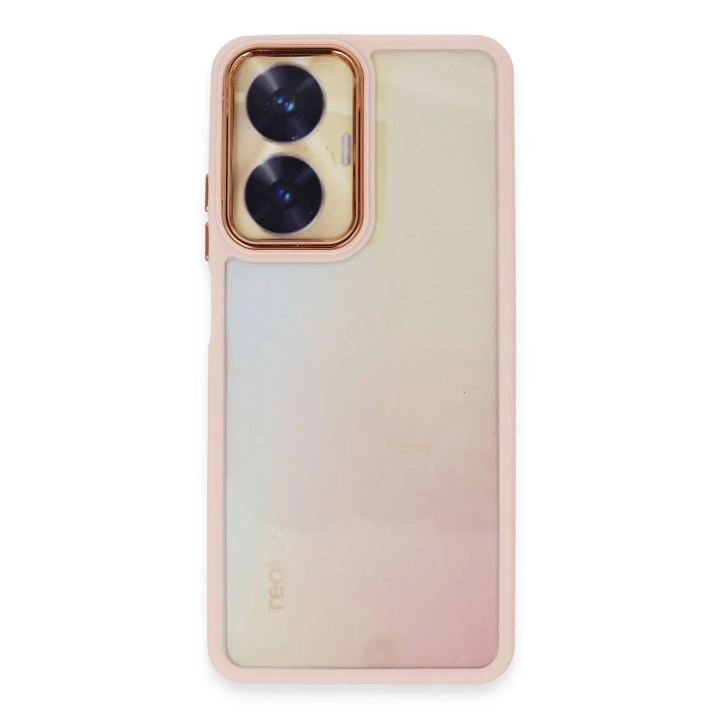 BFS  Realme C55 Kılıf Dora Kapak - Pudra