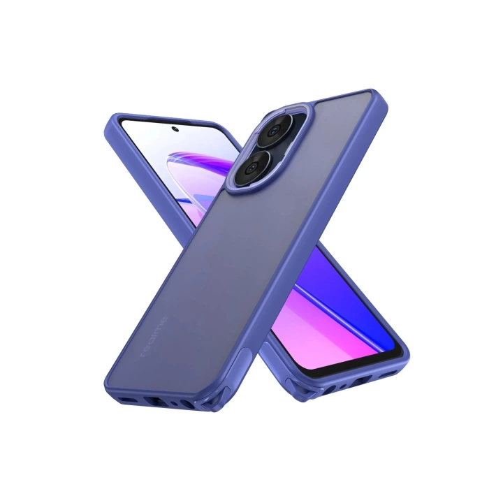 BFS  Realme C55 Kılıf Elegant Kapak - Açık Mavi