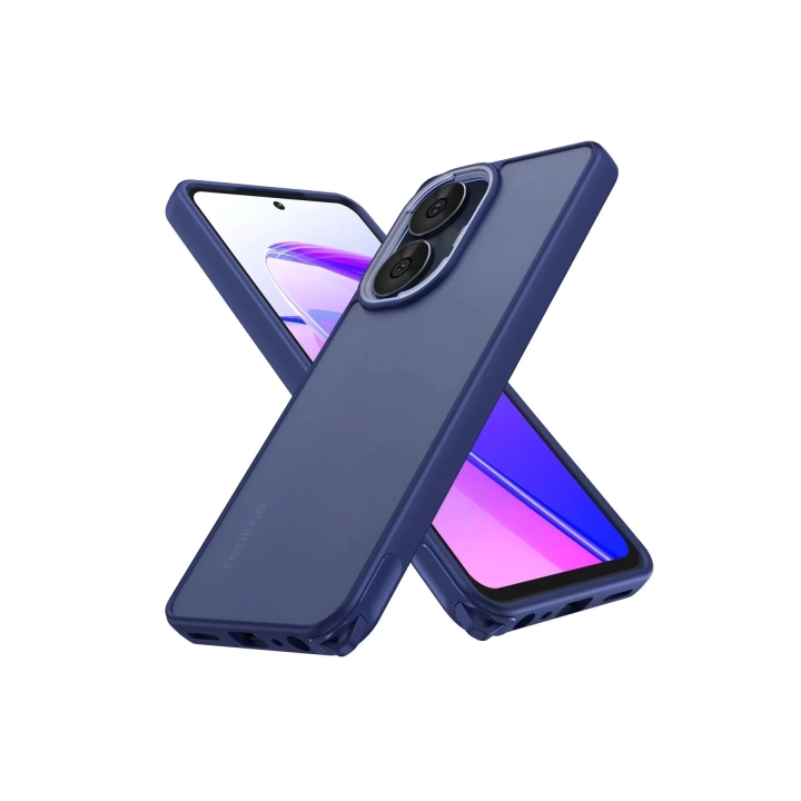 BFS  Realme C55 Kılıf Elegant Kapak - Lacivert