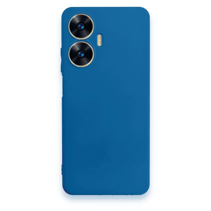 BFS  Realme C55 Kılıf First Silikon - Mavi