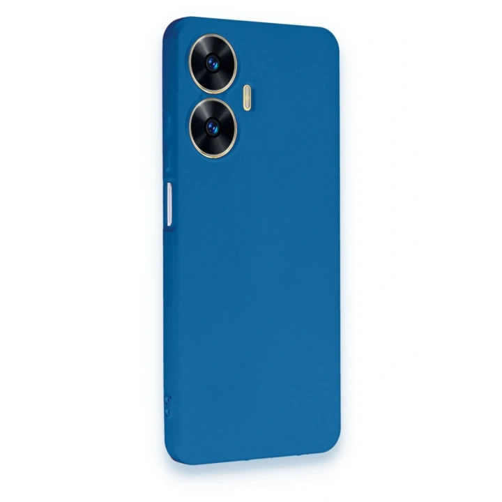 BFS  Realme C55 Kılıf First Silikon - Mavi