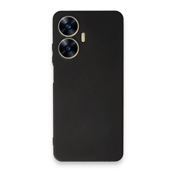 BFS  Realme C55 Kılıf First Silikon - Siyah