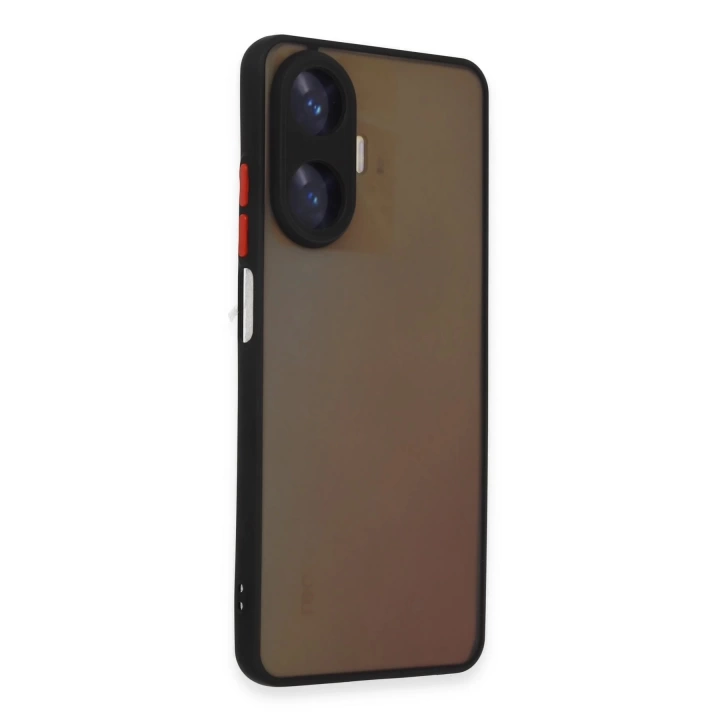BFS  Realme C55 Kılıf Montreal Silikon Kapak - Siyah
