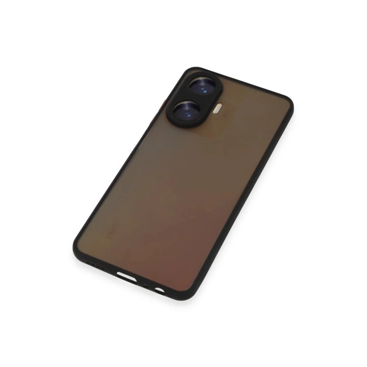 BFS  Realme C55 Kılıf Montreal Silikon Kapak - Siyah
