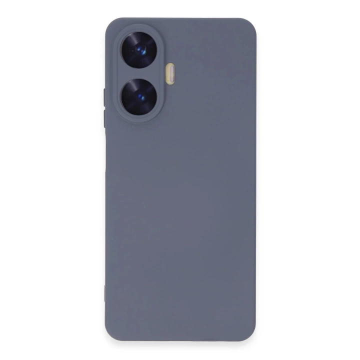 BFS  Realme C55 Kılıf Nano içi Kadife Silikon - Gri