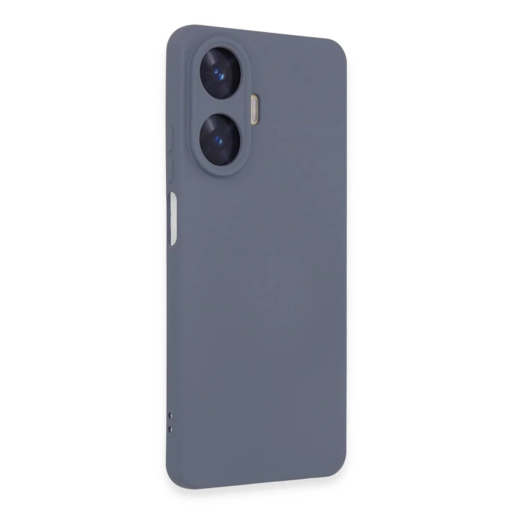 BFS  Realme C55 Kılıf Nano içi Kadife Silikon - Gri