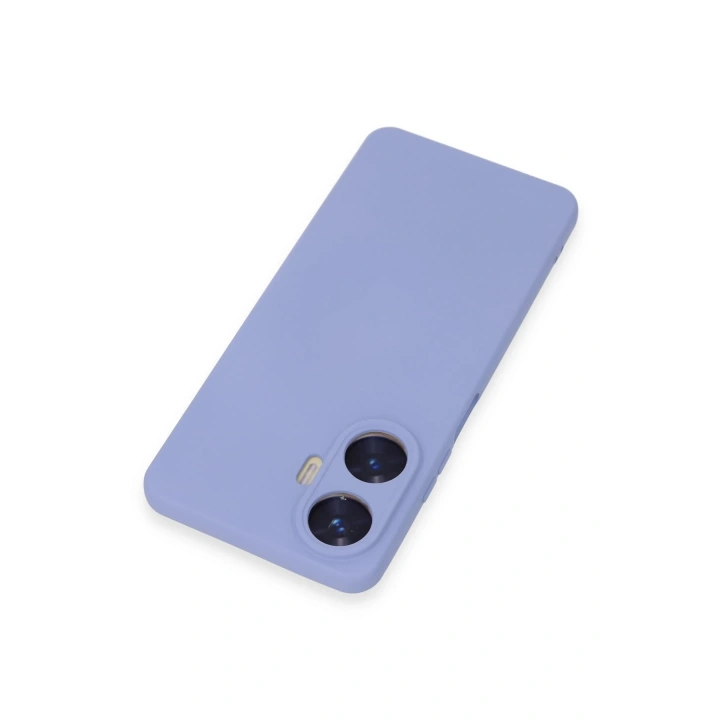 BFS  Realme C55 Kılıf Nano içi Kadife Silikon - Lila