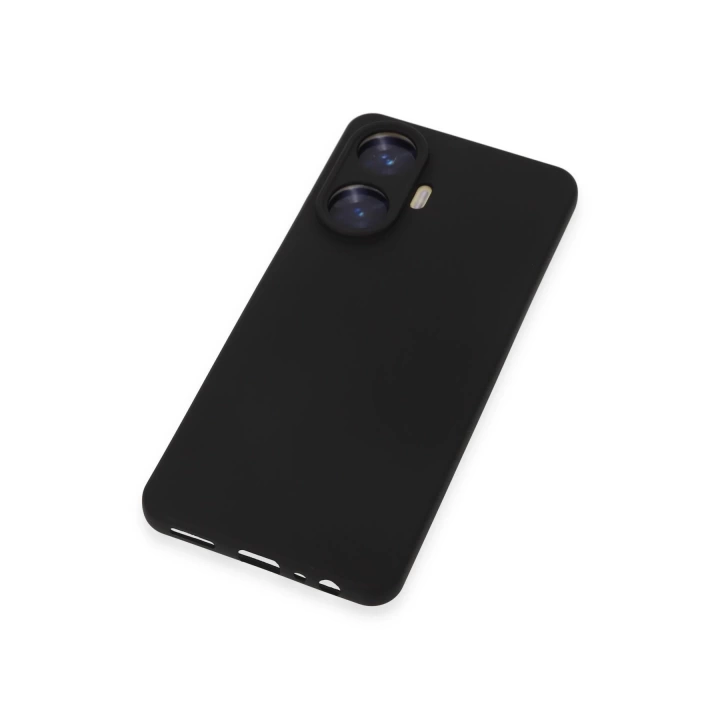 BFS  Realme C55 Kılıf Nano içi Kadife Silikon - Siyah
