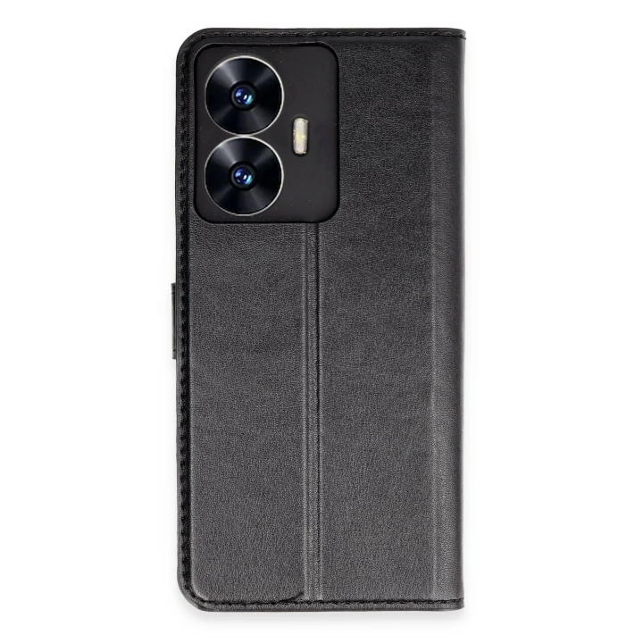 BFS  Realme C55 Kılıf Trend S Plus Kapaklı Kılıf - Siyah