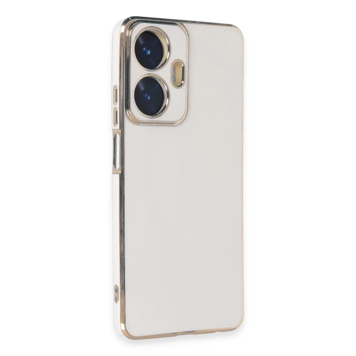 BFS  Realme C55 Kılıf Volet Silikon - Beyaz