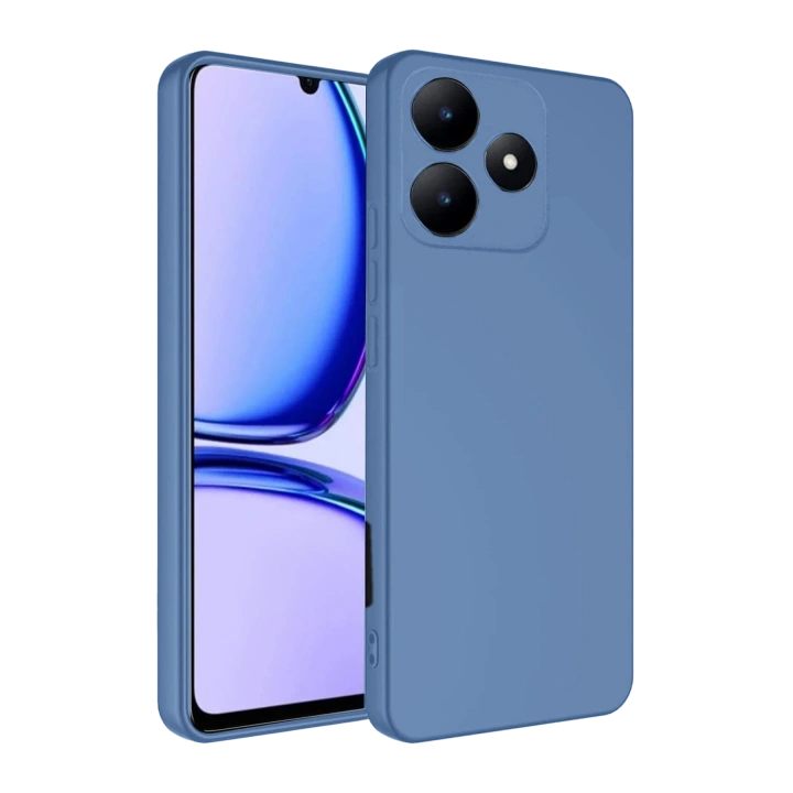 BFS  Realme C61 Kılıf First Silikon - Mavi