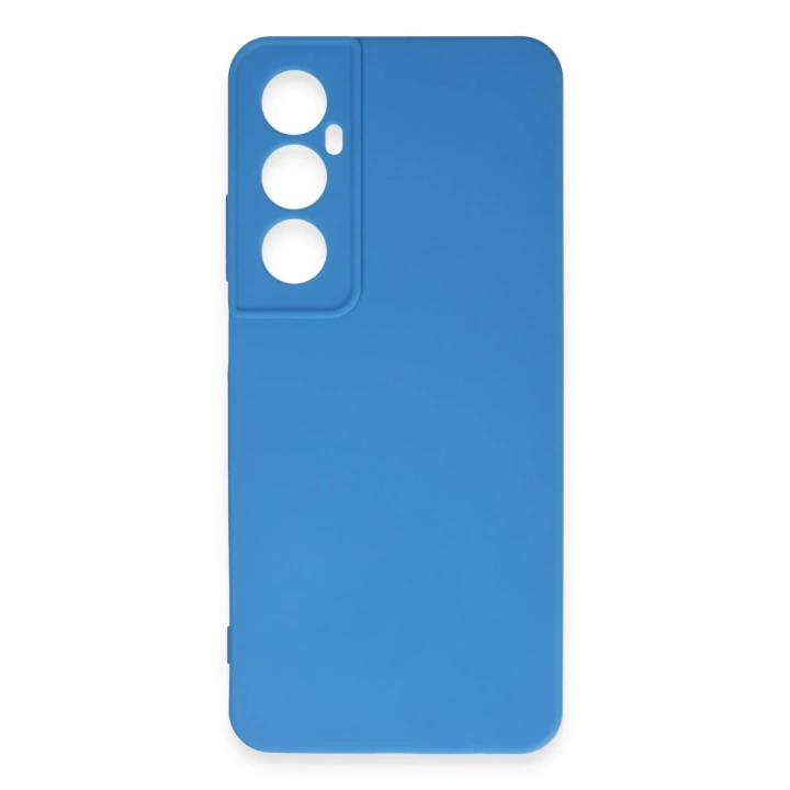 BFS  Realme C65 Kılıf First Silikon - Mavi