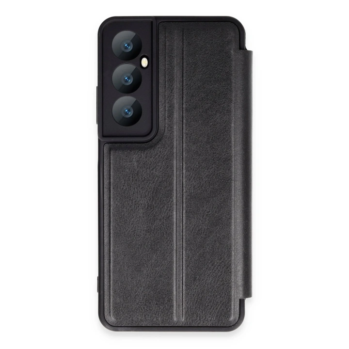 BFS  Realme C65 Kılıf Flip Cover - Siyah