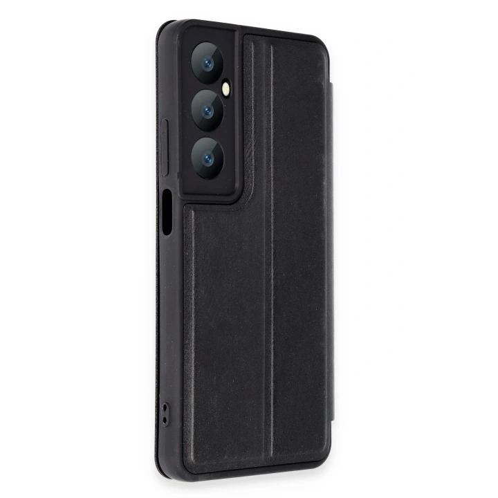 BFS  Realme C65 Kılıf Flip Cover - Siyah