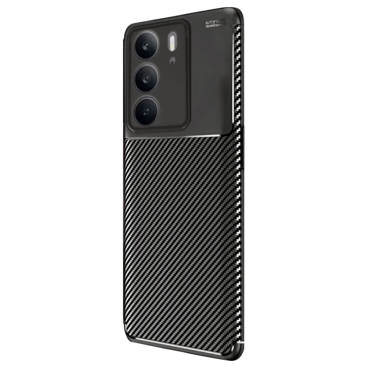 BFS  Realme C75 4G Auto Focus Karbon Kapak - Siyah