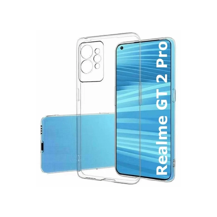 BFS  Realme GT2 Pro 5G Kılıf Lüx Şeffaf Silikon
