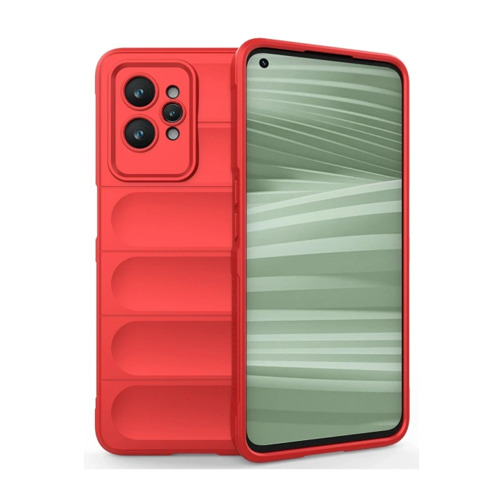 BFS  Realme GT2 Pro 5G Kılıf Optimum Silikon - Kırmızı