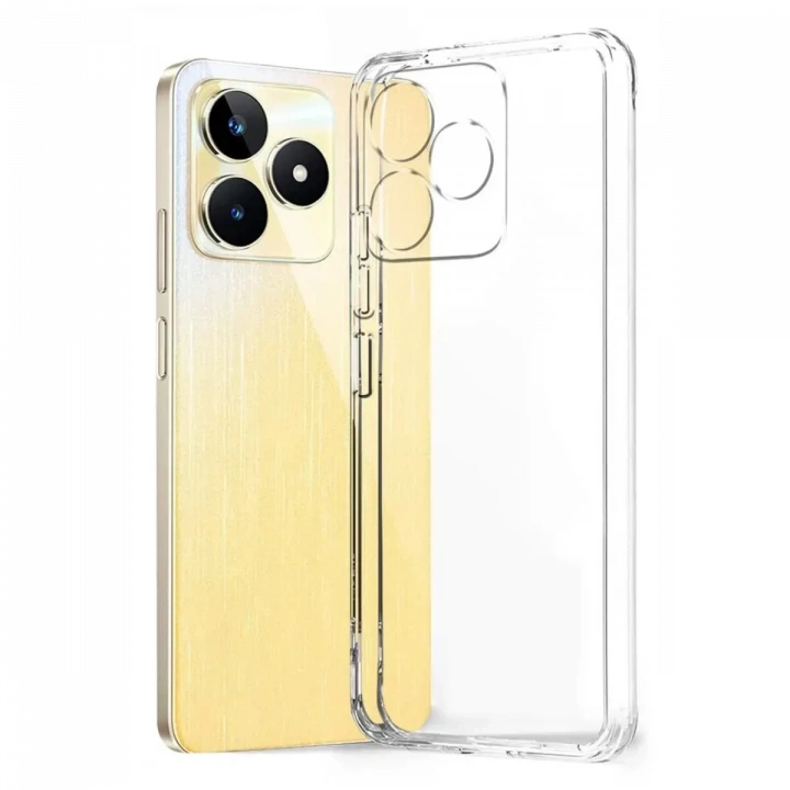 BFS  Realme Note 50 4G Kılıf Lüx Şeffaf Silikon