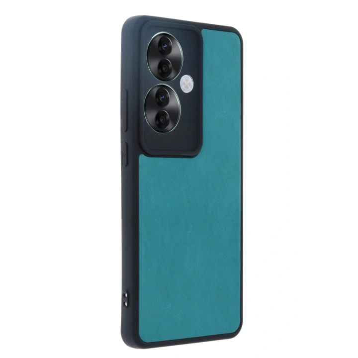 BFS   Reno 11F Kılıf Aras Deri Kapak - Açık Yeşil