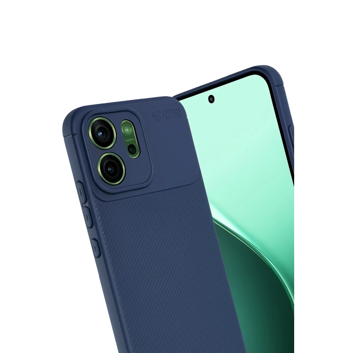 BFS   Reno 14 Auto Focus Karbon Kapak - Lacivert