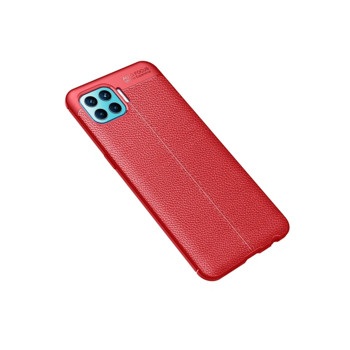 BFS   Reno 4 Lite Kılıf Auto Focus Kapak - Kırmızı