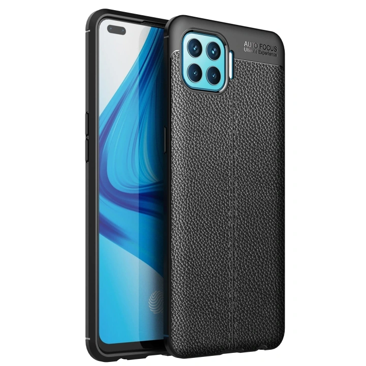 BFS   Reno 4 Lite Kılıf Auto Focus Kapak - Siyah