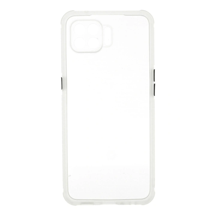 BFS   Reno 4 Lite Kılıf Miami Şeffaf Silikon - Şeffaf