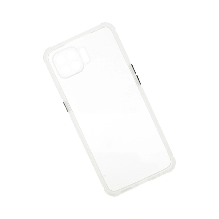 BFS   Reno 4 Lite Kılıf Miami Şeffaf Silikon - Şeffaf