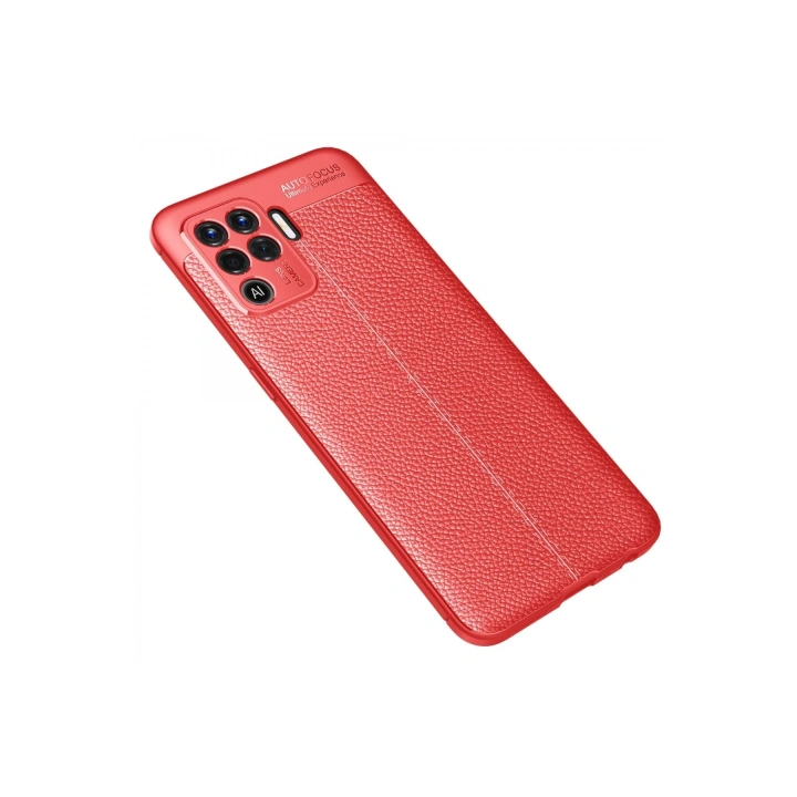 BFS   Reno 5 Lite Kılıf Auto Focus Kapak - Kırmızı