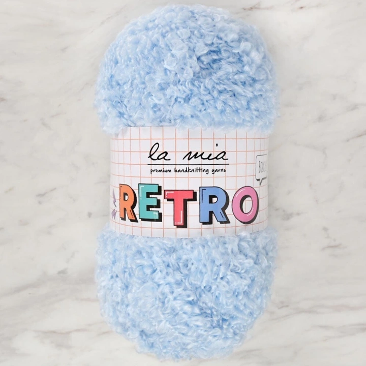 BFS  RETRO Bebe Mavi El Örgü İpi - LM0513
