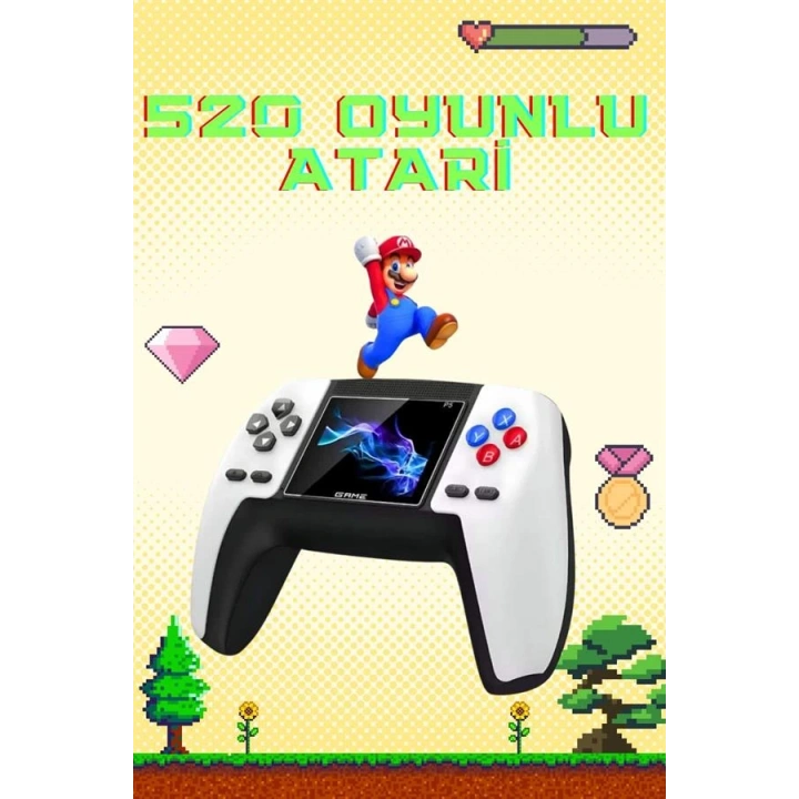 BFS Retro Konsol P5 Uyumlu Taşınabilir 520 Oyunlu Kablosuz Game Stick