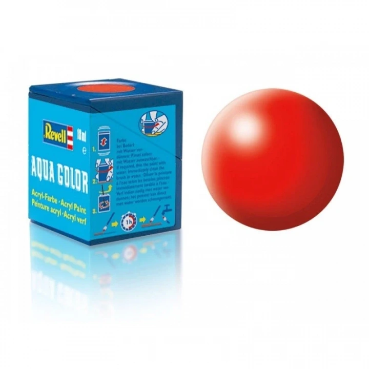 BFS   Revell 332 - Aqua Color Luminous Red - Silk Boya - 18 ml
