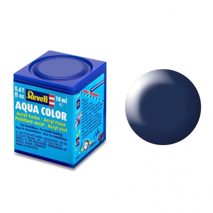 BFS   Revell 350 - Aqua Color Dark Blue - Silk Boya - 18 ml