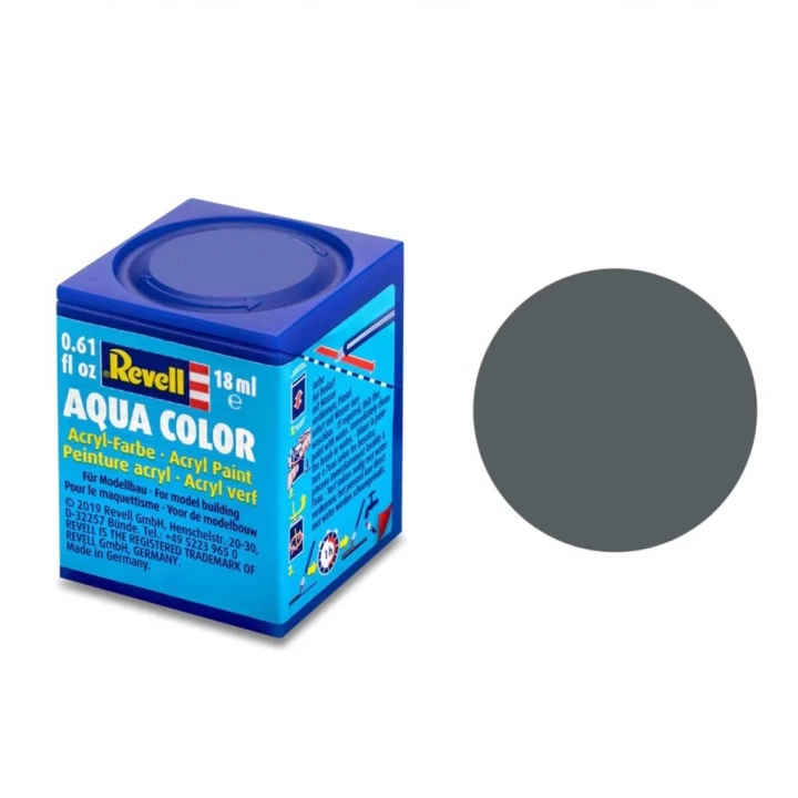 BFS   Revell 77 - Aqua Color Matt Dust Grey - Mat Boya- 18 ml