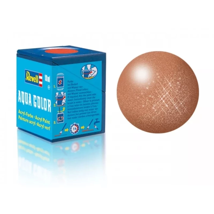 BFS   Revell 93 - Aqua Color Copper - Metallic Boya- 18 ml