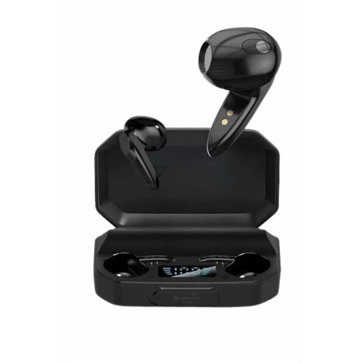 BFS Rgb Işıklı Çift Mikrofonlu Siyah Profesyonel Oyuncu Kulaklığı Kablosuz Kulakiçi