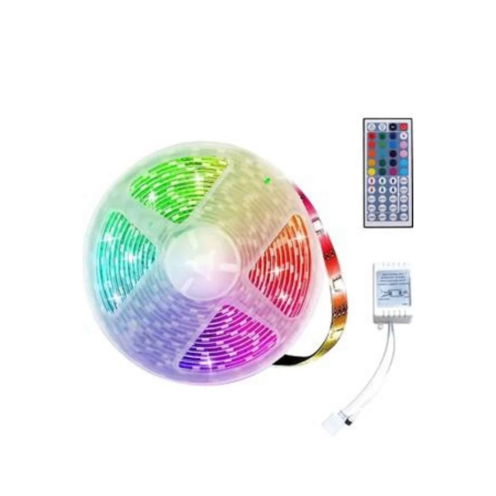 BFS RGB Neon Şerit Led Lamba 10 Metre İç Mekan Tasarımına Uygun