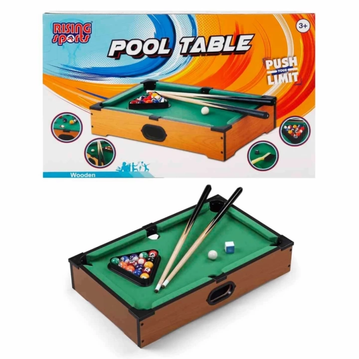 BFS   Rising Sports Ahşap Masaüstü Bilardo