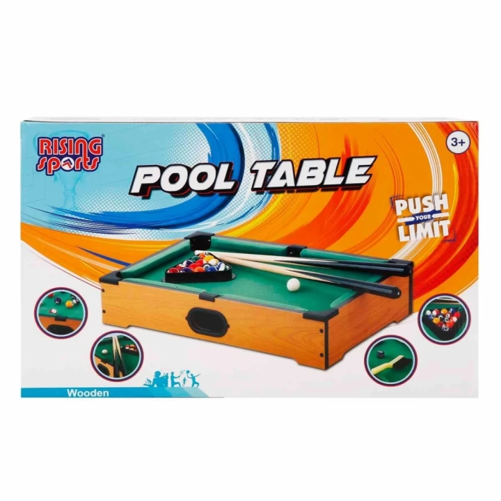 BFS   Rising Sports Ahşap Masaüstü Bilardo