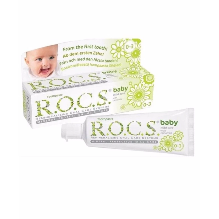 BFS   R.O.C.S.Baby Diş Macunu 0-3 Yaş 35 ml Papatya